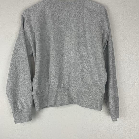 Chaser Sweatshirt Womens Small Love Your‎ Dog Crewneck Gray Raglan Ladies S - Picture 4 of 7